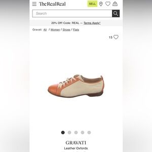 GRAVATI Leather Oxfords